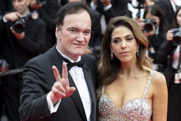 Cannes, France - 13.5.2024: Quentin Tarantino and Daniella Tarantino during the opening of the 78th Cannes International Film Festival. The film festival will take place from 13 to 24 May 2025