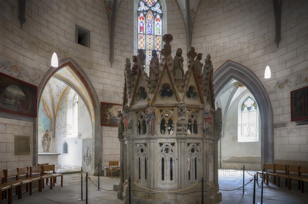 Interior view, Holy Sepulchre of the Mauritius Chapel, Mauritius Rotunda or Chapel of the Holy Sepulchre, Cathedral of Our Lady, Constance, Baden-Württemberg, Germany, Europe