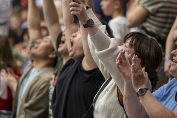 2nd HBL (German Handball League), Matchday 30: Eulen Ludwigshafen against VfL Eintracht Hagen***Great euphoria among the spectators