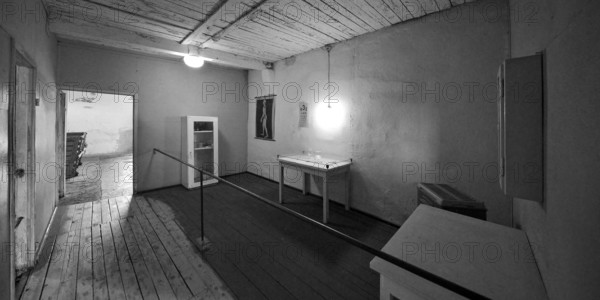 In the crematorium of the camp, former beech forest concentration camp, today a concentration camp memorial, Weimar, Thuringia, Germany, Europe