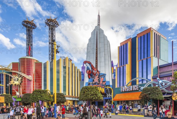 Marvel Super Hero Island at Universal Studios Islands of Adventure in Orlando, Florida, U