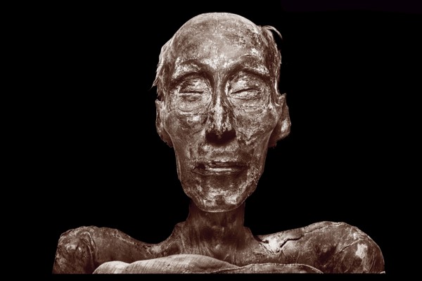 Mummy of Ramses II from the exhibition: Ramses the Great and the Gold of the Pharaohs, Cologne, North Rhine-Westphalia, Germany, Europe
