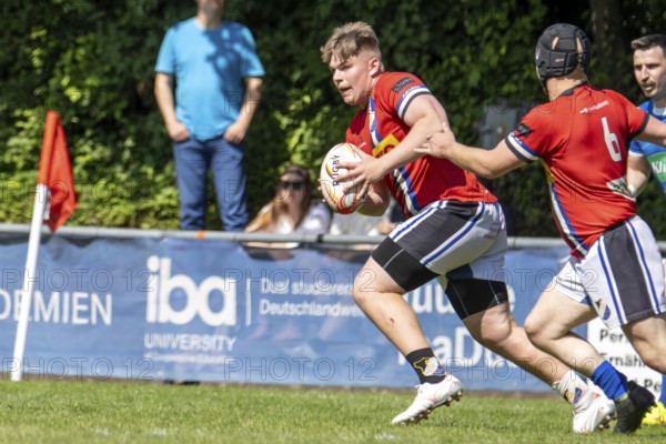 Heidelberg, 25.05.2024, Rugby 1st Bundesliga, Season 2023/24, Quarter-final: SC Neuenheim against Germania List (82:0)