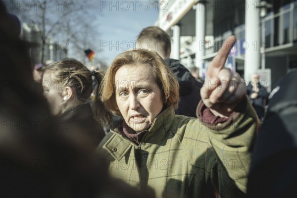 Beatrix von Storch at the final rally of Beatrix von Storch and the AfD in the Bundestag election campaign in Lichtenberg, Berlin, Germany, Europe