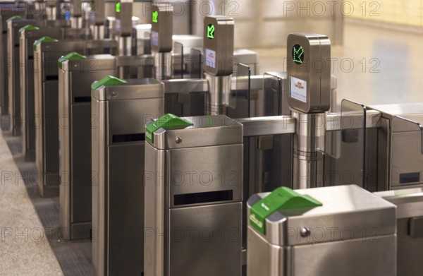 Toronto TTC Metrolinx Presto machines. Contactless smart card technology in public transportation