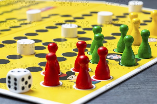 Close-up of the German board game MALEFIZ