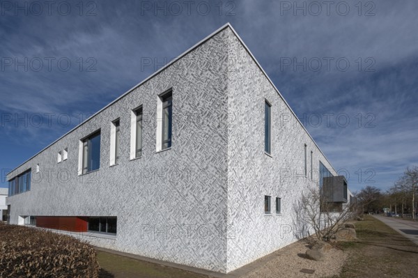 Modern office building in a new development area, Erlangen, Middle Franconia, Bavaria, Germany, Europe