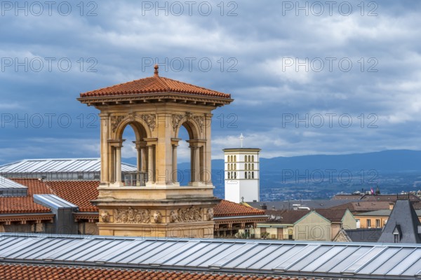 City view, City of Lausanne, Canton of Vaud, Switzerland, Europe