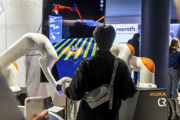 European Robotics Forum (ERF) in Stuttgart. Networking event for researchers, scientists and companies. This year's focus is on synergies between robotics and artificial intelligence. The flagship event of euRobotics is taking place in Germany for the first time. Over 1, 300 international participants are expected to attend more than 50 workshops, keynotes and an exhibition. Stuttgart, Baden-Württemberg, Germany, Europe