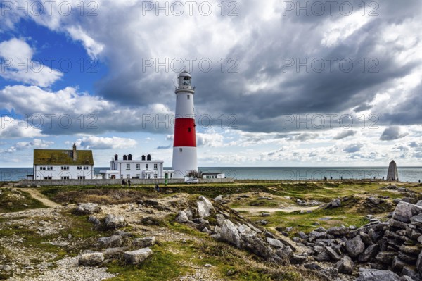 Portland Bill Lighthouse, Portland Bill, Isle of Portland, Dorset, England, United Kingdom, Europe