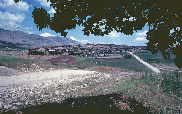 Kurdish village Karadut, Southeast Anatolia, Turkey, May 1987, vintage, retro, old, historical, Asia