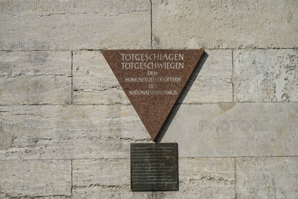 Memorial to the homosexual victims of National Socialism, Nollendorfplatz, Schöneberg, Tempelhof-Schöneberg, Berlin, Germany, Europe
