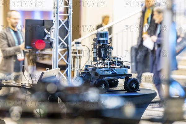 European Robotics Forum (ERF) in Stuttgart. Networking event for researchers, scientists and companies. This year's focus is on synergies between robotics and artificial intelligence. The flagship event of euRobotics is taking place in Germany for the first time. Over 1, 300 international participants are expected to attend more than 50 workshops, keynotes and an exhibition. Stuttgart, Baden-Württemberg, Germany, Europe