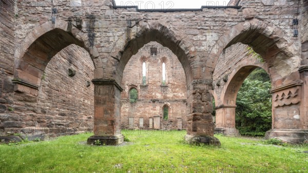 Ruins of the monastery church, former Cistercian nunnery, Stadtroda, Thuringia, Germany, Europe