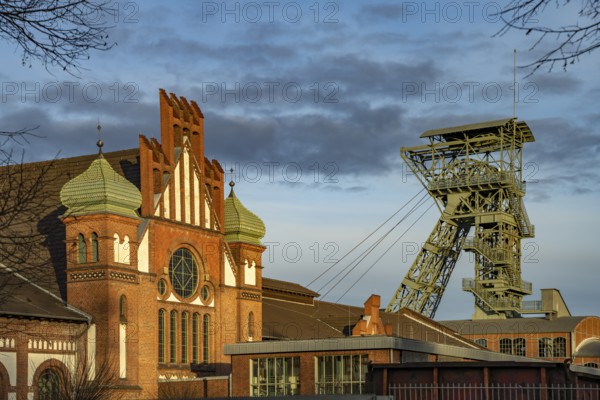 The disused coal mine and museum Zeche Zollern in Dortmund, part of the Route of Industrial Heritage in the Ruhr region, North Rhine-Westphalia, Germany, Europe