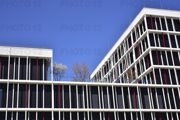 Building of the Medical Faculty of the University of Augsburg, Bavaria, Germany, Europe