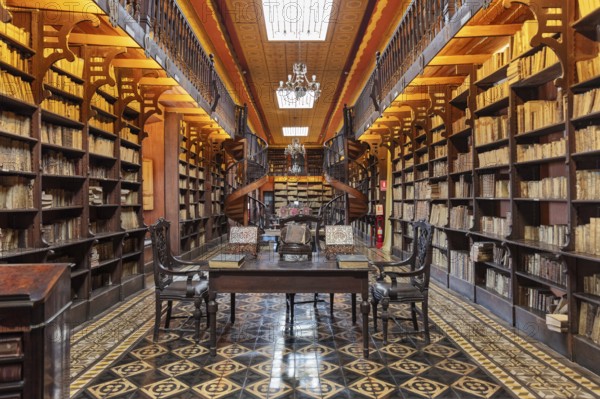 Library, San Francisco Monastery, Lima, Peru, South America