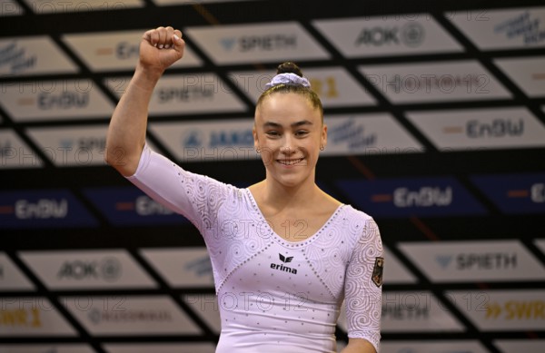 Madita Mayr GER Jubel Gymnastics, EnBW DTB-Pokal, Porsche-Arena, Stuttgart, Baden-Württemberg, Germany, Europe