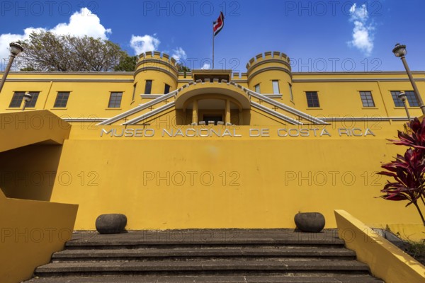 San Jose, Costa Rica, National Museum Building in historic city center, Central America