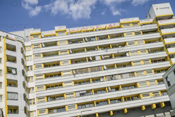 Social housing, Kreuzberg centre, Kottbusser Tor, Kreuzberg, Berlin, Germany, Europe
