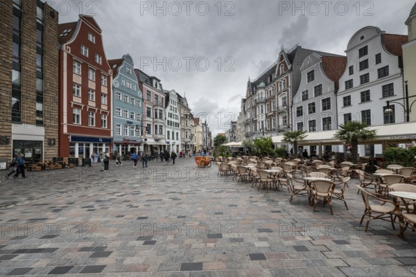 Old Town, Rostock, University Square, Mecklenburg-Western Pomerania, Germany, Europe