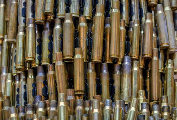 Bikini Haus Berlin, decoration of empty rifle cartridge cases, Berlin, Germany, Europe