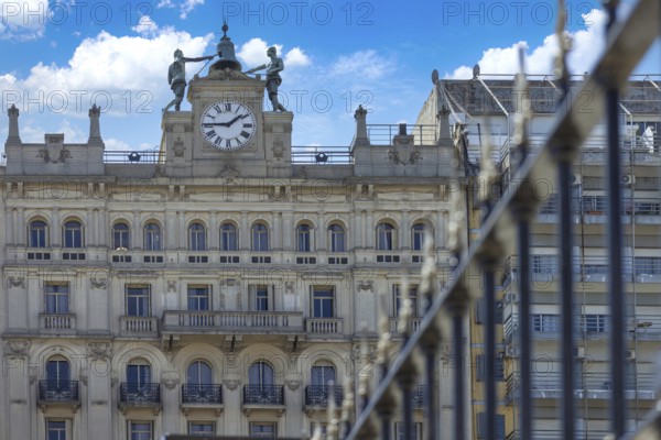 Avenida de Mayo in Buenos Aires, connecting historic Plaza de Mayo and National Congress plaza