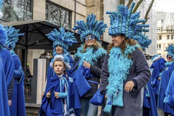 Rose Monday parade Carnival parade in Düsseldorf, North Rhine-Westphalia, Germany, Europe