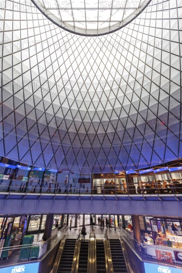 Fulton St Subway Station Modern architecture in Manhattan New York, USA, North America