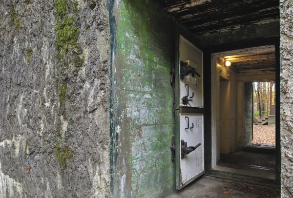 Wolfsschlucht I, Grand Quartier Général Allemand 1940, open air museum with Adolf Hitler's bunker in the forest at Brûly-de-Pesche, Ardennes, Belgium, Europe