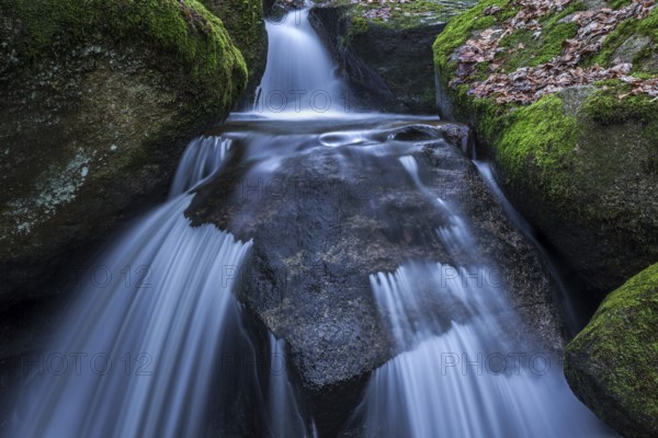 Gertelbach, Gertelbach Waterfalls, Gertelbach Falls, Gertelbach Gorge, Bühl, Bühlertal, Northern Black Forest, Black Forest, Baden-Württemberg, Germany, Europe