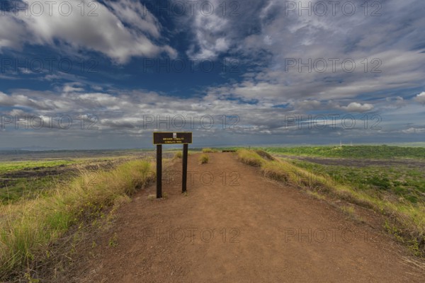 Volcanic Viewpoint on Comalito Trail. View of Comalito Trail Lookout in Masaya, Nicaragua, Central America