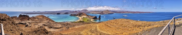Bartolome, Panorama, Galapagos, Ecuador, South America