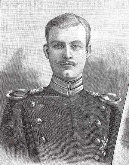 Karl Anton Friedrich Wilhelm Ludwig von Hohenzollern, 1 September 1868 - 21 February 1919, Prince of Hohenzollern and Prussian Lieutenant General, digital reproduction of an original from the 19th century, historical