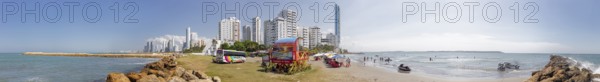 Skyline, New Town, Cartagena, Colombia, South America
