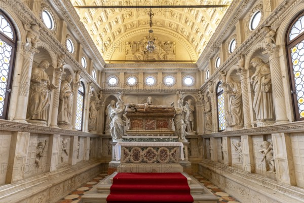 Chapel of St John in the interior of the Cathedral of St Laurence in Trogir, Croatia, Europe