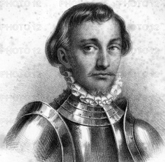John Sigismund II (1540 - 1571) King of Hungary (as John II) from 1540 to 1551 and again from 1556 to 1571, digitally enhanced reproduction of a 19th century original, historical