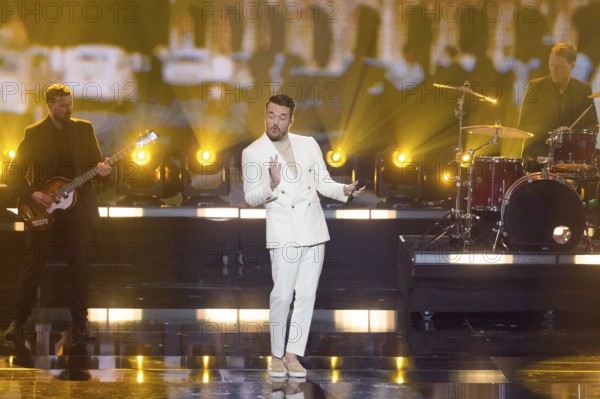 Giovanni Zarella at the Beatrice Egli Show in Studio Berlin Adlershof on 08.04.2025. The broadcast will take place on Easter Saturday, 19 April 2025, 20:15, on Ersten