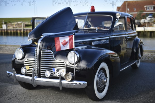 Buick Eigth Sedan 1938, at a classic car meeting in Büsum, Germany, Europe