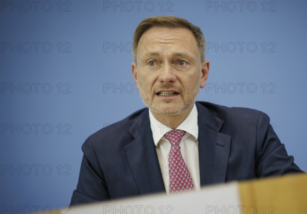 Christian Lindner (FDP), Federal Minister of Finance, presents the 2025 budget at the BPK. Berlin, 05.07.2024. Photographed on behalf of the Federal Ministry of Finance