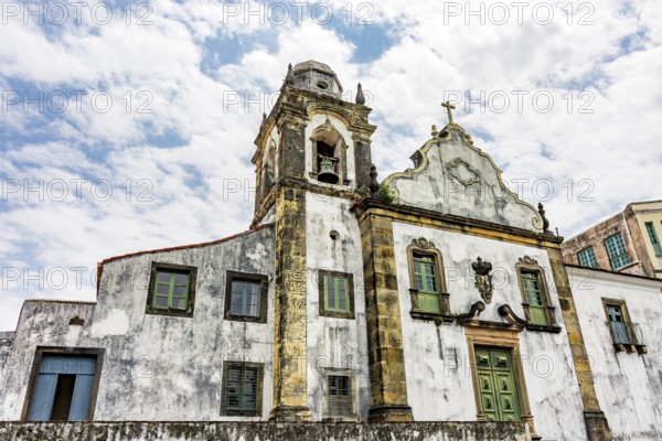Old baroque church in the historic center of the city of Olinda in Pernambuco, Brazil, Olinda, Pernambuco, Brazil, South America
