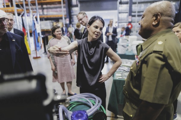 Annalena Bärbock (Bündnis 90/Die Grünen), Federal Foreign Minister, photographed during a visit to the Fijian Armed Forces Blackrock Peacekeeping and Humanitarian Assistance and Disaster Relief Camp in Nadi, 07.05.2024. Bärbock is travelling to Australia, New Zealand and Fiji for political talks / Photographed on behalf of the Federal Foreign Office