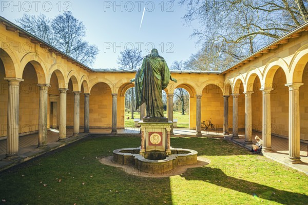 Church of Peace with Emperor Friedrich Mausoleum in Sanssouci Palace Park in Potsdam, Germany, Europe