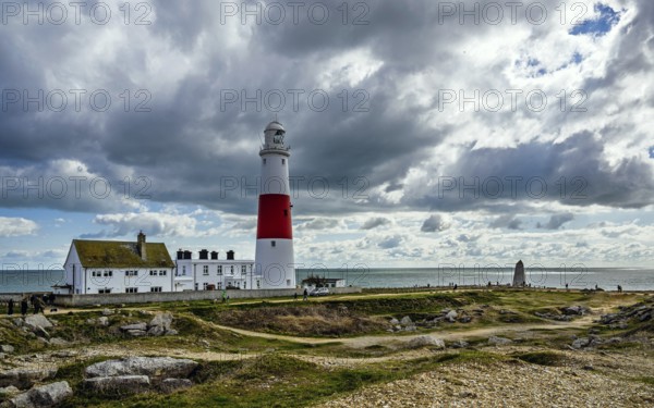 Portland Bill Lighthouse, Portland Bill, Isle of Portland, Dorset, England, United Kingdom, Europe