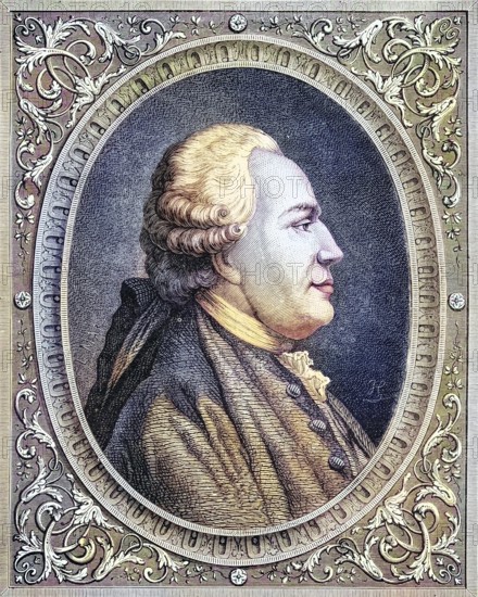Franz Anton Mesmer, also Friedrich Anton Mesmer (born 23 May 1734 in Iznang died 5 March 1815 in Meersburg) was a German physician, Historical, digitally restored reproduction from a 19th century original, Record date not stated