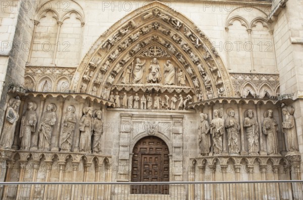 Portal of the Cathedral of Santa Maria of Burgos, historic centre, province of Burgos, Castile and Leon, Spain, Europe