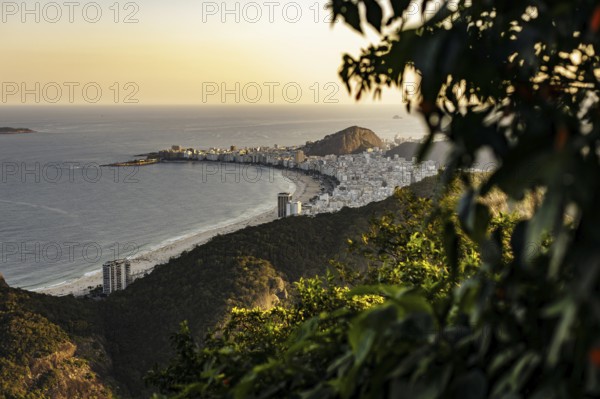 View from Sugarloaf Mountain to Copacabana in Rio de Janeiro. 21.07.2024. Photographed on behalf of the Federal Ministry for Economic Cooperation and Development