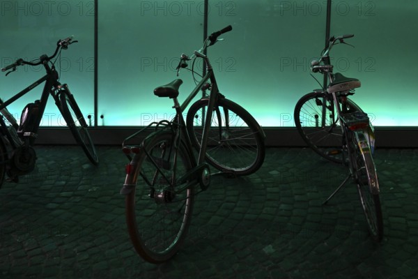 Bicycles parked
