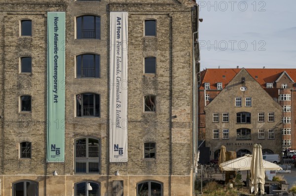 Cultural Centre Nordatlantikhaus or Nordatlantens Brygge, former warehouse and cultural centre The Arctic House or Det Arktische Hus, Strandgade, Christianshavn, Copenhagen, Denmark, Europe