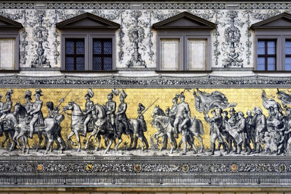 Procession of Princes, Dresden, Saxony, Germany, Europe